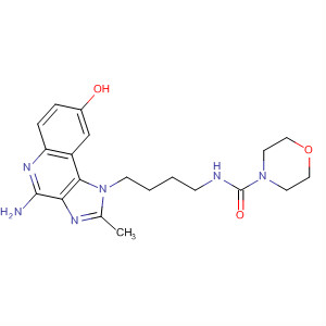 847575-54-6  4-Morpholinecarboxamide,N-[4-(4-amino-8-hydroxy-2-methyl-1H-imidazo[4,5-c]quinolin-1-yl)butyl]-
