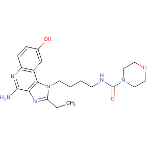 847575-57-9  4-Morpholinecarboxamide,N-[4-(4-amino-2-ethyl-8-hydroxy-1H-imidazo[4,5-c]quinolin-1-yl)butyl]-