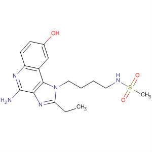 847575-58-0  Methanesulfonamide,N-[4-(4-amino-2-ethyl-8-hydroxy-1H-imidazo[4,5-c]quinolin-1-yl)butyl]-