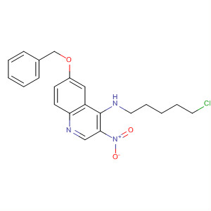 847578-16-9  4-Quinolinamine, N-(5-chloropentyl)-3-nitro-6-(phenylmethoxy)-