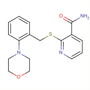 847687-66-5  3-Pyridinecarboxamide, 2-[[(S)-(2S)-2-morpholinylphenylmethyl]thio]-