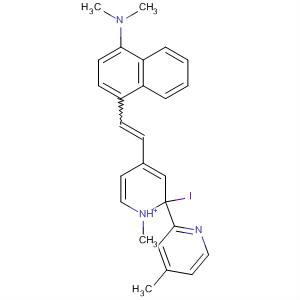 847821-68-5  2,2'-Bipyridinium,4-[2-[4-(dimethylamino)-1-naphthalenyl]ethenyl]-1,4'-dimethyl-, iodide