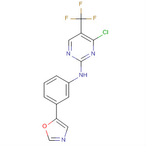 847863-06-3  2-Pyrimidinamine, 4-chloro-N-[3-(5-oxazolyl)phenyl]-5-(trifluoromethyl)-