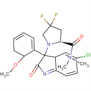 847866-32-4  2-Pyrrolidinecarboxamide,1-[(3R)-5-chloro-2,3-dihydro-3-(2-methoxyphenyl)-2-oxo-1H-indol-3-yl]-4,4-difluoro-N,N-dimethyl-, (2S)-