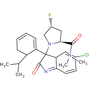 847866-65-3  2-Pyrrolidinecarboxamide,1-[(3R)-5-chloro-2,3-dihydro-3-[2-(1-methylethyl)phenyl]-2-oxo-1H-indol-3-yl]-4-fluoro-N,N-dimethyl-, (2S,4R)-