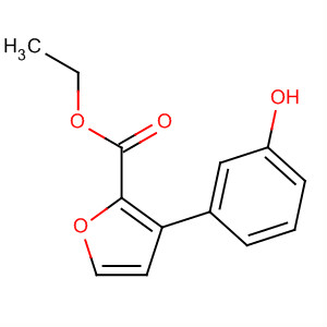 847869-08-3  2-Furancarboxylic acid, 3-(3-hydroxyphenyl)-, ethyl ester
