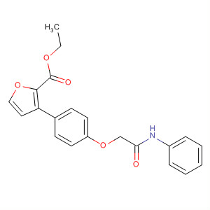 847869-17-4  2-Furancarboxylic acid, 3-[4-[2-oxo-2-(phenylamino)ethoxy]phenyl]-,ethyl ester