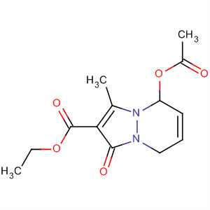 848151-54-2  1H-Pyrazolo[1,2-a]pyridazine-2-carboxylic acid,5-(acetyloxy)-5,8-dihydro-3-methyl-1-oxo-, ethyl ester