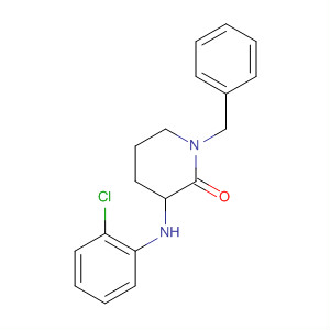 848236-46-4  2-Piperidinone, 3-[(2-chlorophenyl)amino]-1-(phenylmethyl)-