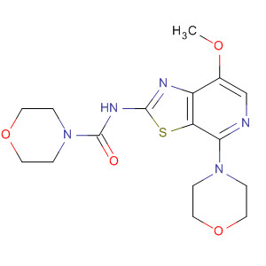 848580-09-6  4-Morpholinecarboxamide,N-[7-methoxy-4-(4-morpholinyl)thiazolo[5,4-c]pyridin-2-yl]-