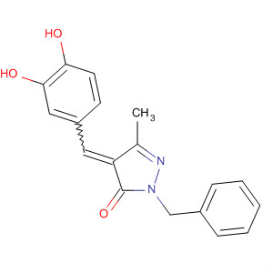 848602-99-3  3H-Pyrazol-3-one,4-[(3,4-dihydroxyphenyl)methylene]-2,4-dihydro-5-methyl-2-(phenylmethyl)-