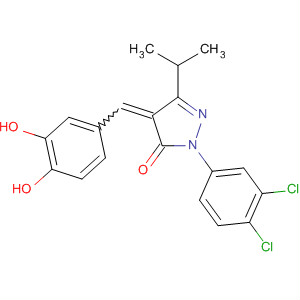848603-24-7  3H-Pyrazol-3-one,2-(3,4-dichlorophenyl)-4-[(3,4-dihydroxyphenyl)methylene]-2,4-dihydro-5-(1-methylethyl)-