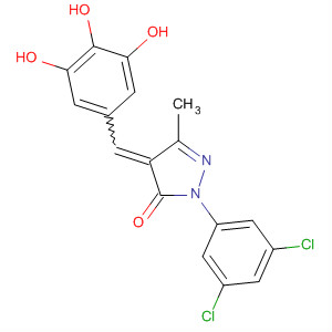 848603-27-0  3H-Pyrazol-3-one,2-(3,5-dichlorophenyl)-2,4-dihydro-5-methyl-4-[(3,4,5-trihydroxyphenyl)methylene]-