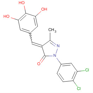 848603-28-1  3H-Pyrazol-3-one,2-(3,4-dichlorophenyl)-2,4-dihydro-5-methyl-4-[(3,4,5-trihydroxyphenyl)methylene]-