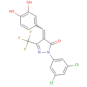 848603-30-5  3H-Pyrazol-3-one,2-(3,5-dichlorophenyl)-4-[(3,4-dihydroxyphenyl)methylene]-2,4-dihydro-5-(trifluoromethyl)-