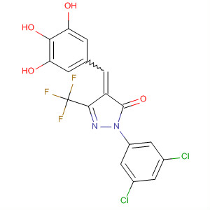 848603-32-7  3H-Pyrazol-3-one,2-(3,5-dichlorophenyl)-2,4-dihydro-5-(trifluoromethyl)-4-[(3,4,5-trihydroxyphenyl)methylene]-