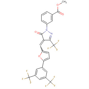 Benzoic Acid Bis Trifluoromethyl Phenyl Furanyl Methylene