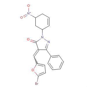 848603-70-3  3H-Pyrazol-3-one,4-[(5-bromo-2-furanyl)methylene]-2,4-dihydro-2-(3-nitrophenyl)-5-phenyl-