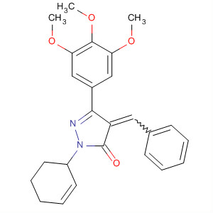 848603-83-8  3H-Pyrazol-3-one,2,4-dihydro-2-phenyl-4-(phenylmethylene)-5-(3,4,5-trimethoxyphenyl)-