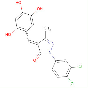 848605-70-9  3H-Pyrazol-3-one,2-(3,4-dichlorophenyl)-2,4-dihydro-5-methyl-4-[(2,4,5-trihydroxyphenyl)methylene]-