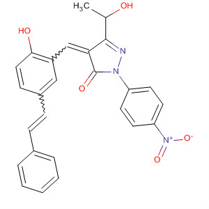 848606-05-3  3H-Pyrazol-3-one,2,4-dihydro-4-[[2-hydroxy-5-(2-phenylethenyl)phenyl]methylene]-5-(methoxymethyl)-2-(4-nitrophenyl)-
