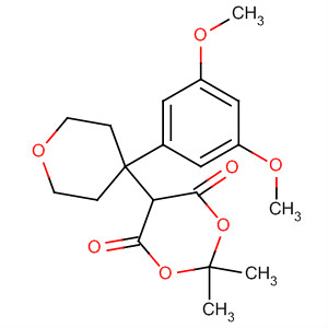 848610-43-5  1,3-Dioxane-4,6-dione,5-[4-(3,5-dimethoxyphenyl)tetrahydro-2H-pyran-4-yl]-2,2-dimethyl-