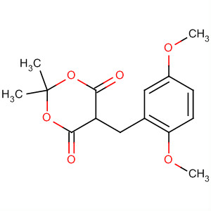 848610-51-5  1,3-Dioxane-4,6-dione, 5-[(2,5-dimethoxyphenyl)methyl]-2,2-dimethyl-