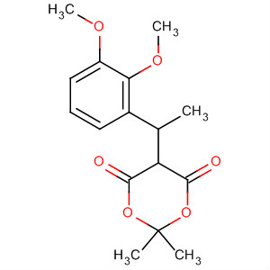 848610-55-9  1,3-Dioxane-4,6-dione, 5-[1-(2,3-dimethoxyphenyl)ethyl]-2,2-dimethyl-