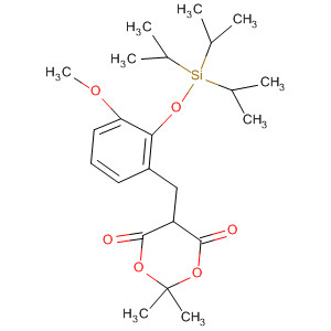848610-60-6  1,3-Dioxane-4,6-dione,5-[[3-methoxy-2-[[tris(1-methylethyl)silyl]oxy]phenyl]methyl]-2,2-dimethyl-
