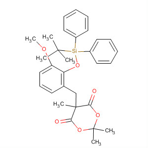 848610-86-6  1,3-Dioxane-4,6-dione,5-[[2-[[(1,1-dimethylethyl)diphenylsilyl]oxy]-3-methoxyphenyl]methyl]-2,2,5-trimethyl-