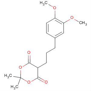 848611-01-8  1,3-Dioxane-4,6-dione, 5-[3-(3,4-dimethoxyphenyl)propyl]-2,2-dimethyl-