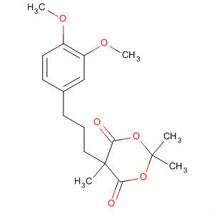 848611-02-9  1,3-Dioxane-4,6-dione,5-[3-(3,4-dimethoxyphenyl)propyl]-2,2,5-trimethyl-