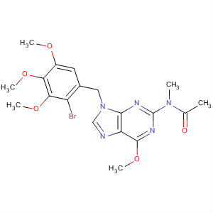 848695-71-6  Acetamide,N-[9-[(2-bromo-3,4,5-trimethoxyphenyl)methyl]-6-methoxy-9H-purin-2-yl]-N-methyl-