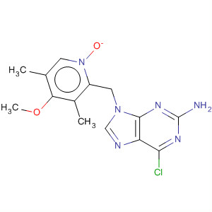 848696-09-3  9H-Purin-2-amine,6-chloro-9-[(4-methoxy-3,5-dimethyl-1-oxido-2-pyridinyl)methyl]-