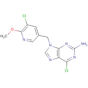 848696-26-4  9H-Purin-2-amine, 6-chloro-9-[(5-chloro-6-methoxy-3-pyridinyl)methyl]-