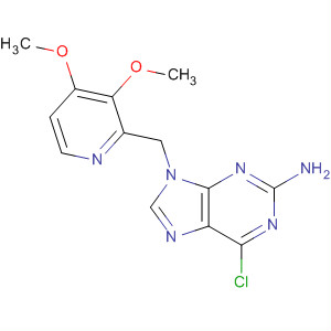 848696-28-6  9H-Purin-2-amine, 6-chloro-9-[(3,4-dimethoxy-2-pyridinyl)methyl]-