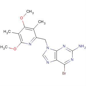 848699-25-2  9H-Purin-2-amine,6-bromo-9-[(4,6-dimethoxy-3,5-dimethyl-2-pyridinyl)methyl]-