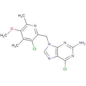 848699-26-3  9H-Purin-2-amine,6-chloro-9-[(3-chloro-5-methoxy-4,6-dimethyl-2-pyridinyl)methyl]-