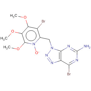 848700-69-6  3H-1,2,3-Triazolo[4,5-d]pyrimidin-5-amine,7-bromo-3-[(3-bromo-4,5,6-trimethoxy-1-oxido-2-pyridinyl)methyl]-