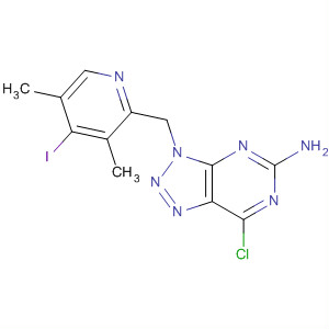 848700-72-1  3H-1,2,3-Triazolo[4,5-d]pyrimidin-5-amine,7-chloro-3-[(4-iodo-3,5-dimethyl-2-pyridinyl)methyl]-