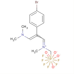 848757-79-9  Methanaminium,N-[(2E)-2-(4-bromophenyl)-3-(dimethylamino)-2-propenylidene]-N-methyl-, hexafluorophosphate(1-)