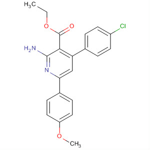 848780-24-5  3-Pyridinecarboxylic acid,2-amino-4-(4-chlorophenyl)-6-(4-methoxyphenyl)-, ethyl ester