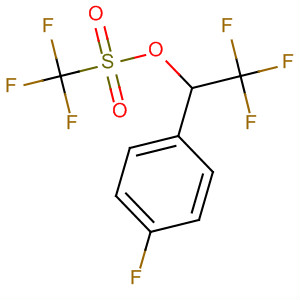 848836-58-8  Methanesulfonic acid, trifluoro-, 2,2,2-trifluoro-1-(4-fluorophenyl)ethylester