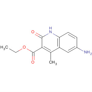 848843-32-3  3-Quinolinecarboxylic acid, 6-amino-1,2-dihydro-4-methyl-2-oxo-, ethylester