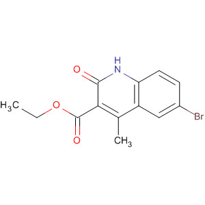 848843-35-6  3-Quinolinecarboxylic acid, 6-bromo-1,2-dihydro-4-methyl-2-oxo-, ethylester