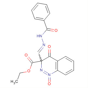 848850-33-9  2-Quinoxalinecarboxylic acid, 3-[(benzoylhydrazono)methyl]-, ethylester, 1,4-dioxide
