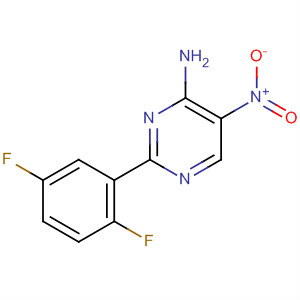 848899-92-3  4-Pyrimidinamine, 2-(2,5-difluorophenyl)-5-nitro-