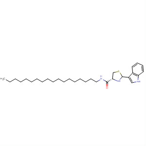 849052-40-0  4-Thiazolidinecarboxamide, 2-(1H-indol-3-yl)-N-octadecyl-, (4R)-