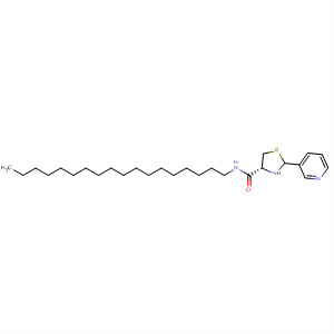 849052-41-1  4-Thiazolidinecarboxamide, N-octadecyl-2-(3-pyridinyl)-, (4R)-