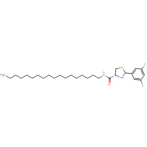 849052-53-5  4-Thiazolidinecarboxamide, 2-(3,5-difluorophenyl)-N-octadecyl-, (4R)-